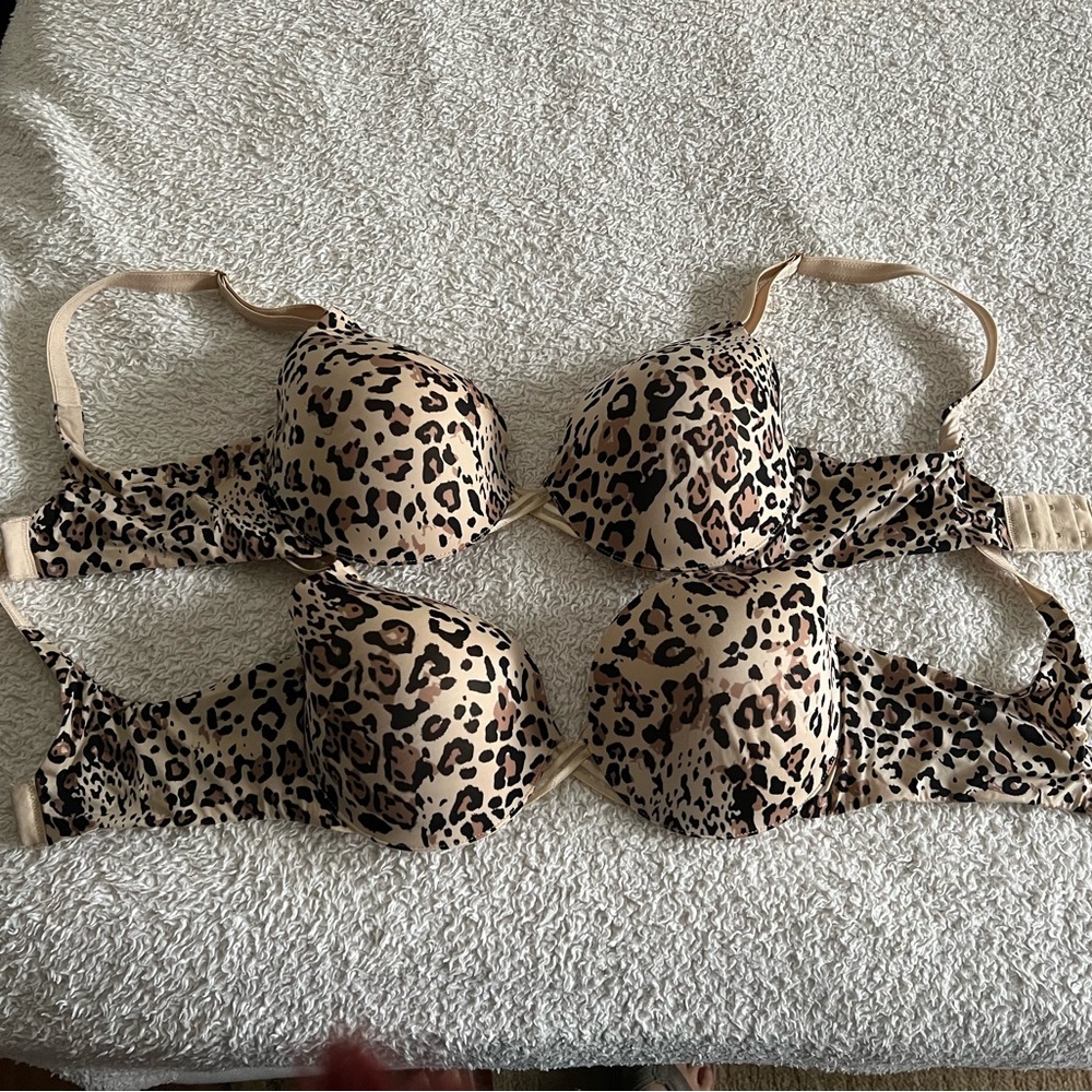 MAIDENFORM 34D LEOPARD PRINT BRA